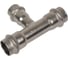 Тройник Viega Sanpress Inox с SC-Contur, нержав.сталь, 18x15x18 мм 435929 2