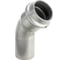 Отвод Viega НВ 45 Sanpress Inox с SC-Contur, нержавеющая сталь, 22 мм 435400 1