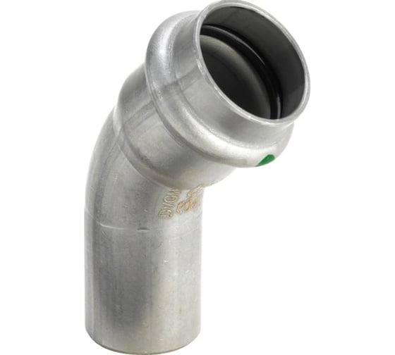 Отвод Viega НВ 45 Sanpress Inox с SC-Contur, нержавеющая сталь, 28 мм 435417 1