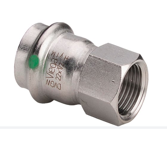 Переход Viega BP 22 х 3/4" Sanpress Inox с SC-Contur, нержавеющая сталь 436629 1