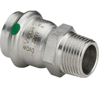 Переход Viega HP 22 х 3/4" Sanpress Inox c SC-Contur, нержавеющая сталь 436490