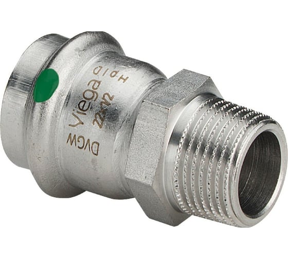 Переход Viega HP 22 х 3/4" Sanpress Inox c SC-Contur, нержавеющая сталь 436490 1