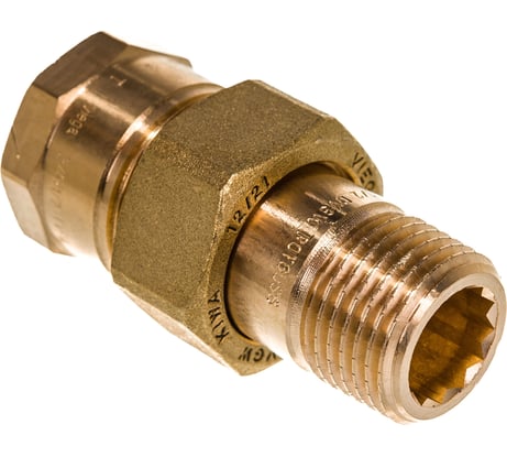 Разъёмное соединение Viega 1/2" ВР-НР, бронза 271374