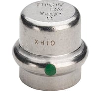 Заглушка Viega Sanpress inox с SC-Contur, нержавеющая сталь, 18 мм 452865