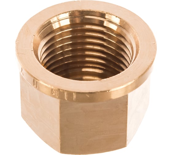 Заглушка Viega В, 1/2", бронза RX, с многогранником 266660