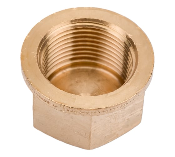 Заглушка Viega В, 3/4", бронза RX, с многогранником 266653