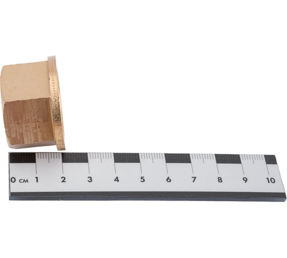 Заглушка Viega В, 3/4", бронза RX, с многогранником 266653
