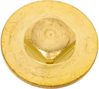 Заглушка Viega Н, 1", латунь, с квадратом, с цилиндрической резьбой 102883