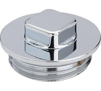 Заглушка Viega Н, 1/2", латунь, с квадратом, с цилиндрической резьбой, хромированная 105099