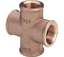 Крестовина Viega 1" ВР, бронза 320638