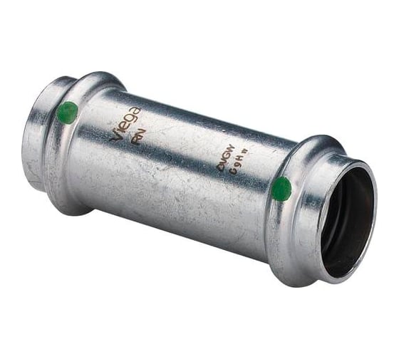 Муфта Viega Sanpress Inox c CS-Contur надвижная, нержавеющая сталь, 35 мм 436414