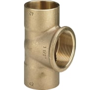 Тройник Viega, ВВВ, 1 1/4", 1/2", 1 1/4", бронза RX, переходной 650735