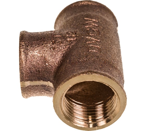 Тройник Viega, ВВВ, 1/2", 1/2", 1/2", бронза RX, равнопроходной 264222