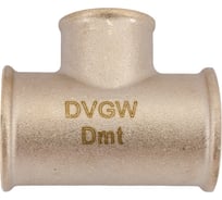 Тройник Viega ВВВ, 3/4", 1/2", 3/4", бронза RX, переходной 264468