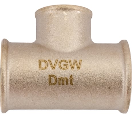 Тройник Viega ВВВ, 3/4", 1/2", 3/4", бронза RX, переходной 264468