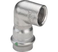 Угловой переход Viega BP 90 Sanpress Inox, c SC-Contur, 22x1/2" 437015