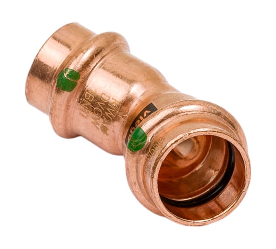 Угол Viega BB 45 Profipress, c SC-Contur, 18 мм, медь 292416
