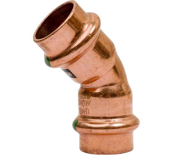 Угол Viega BB 45 Profipress, c SC-Contur, 18 мм, медь 292416