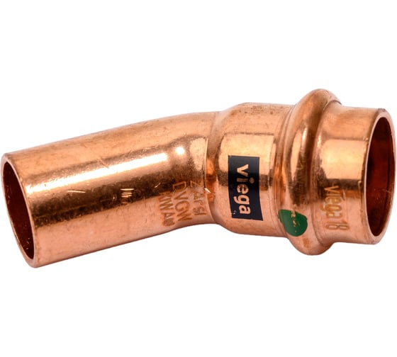 Угол Viega HB 45 Profipress, c SC-Contur, 18 мм, медь 292560 1