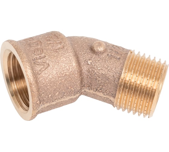 Угольник Viega 45, НВ, 1/2", бронза RX 264208