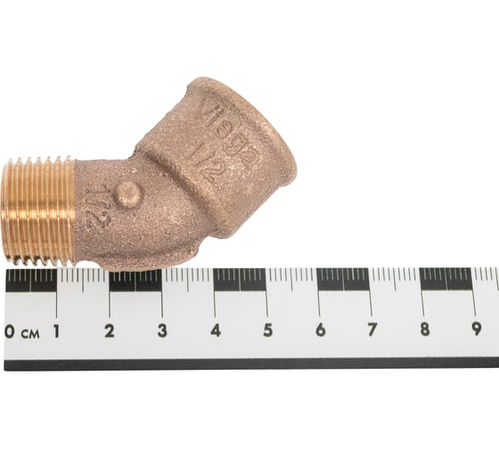 Угольник Viega 45, НВ, 1/2", бронза RX 264208