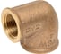 Угол Viega, 90, ВВ, 3/4", 1/2", бронза RX 320669 3