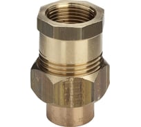 Разъемное соединение Viega бронза-латунь с переходом на резьбу DN 18х1/2" ВН 120856