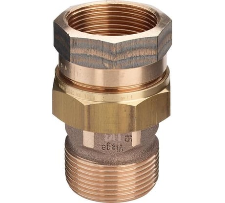 Разъемное соединение Viega 3/4" ВР-НР, бронза 271367