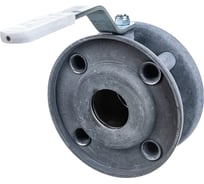 Шаровый кран LD Стриж Ду 50 Ру16 сталь, межфланцевый, полнопроходной, оцинкованный L 75 мм 050.016.02.Zn 007-8451