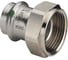 Переходник Viega "пресс-резьба" Sanpress inox 22x1" 437626 1