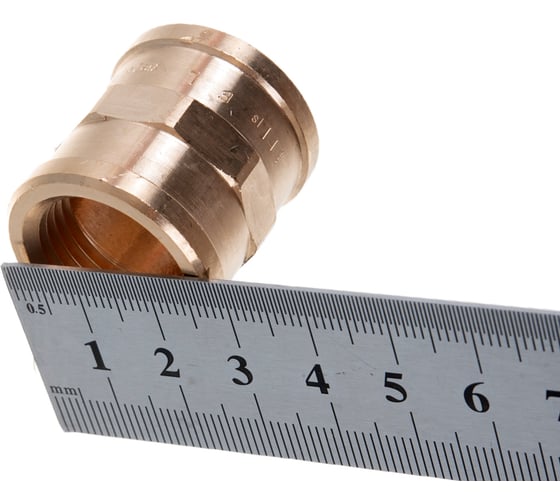 Муфта Viega ВВ, 1/2", бронза RX, равнопроходная 266585