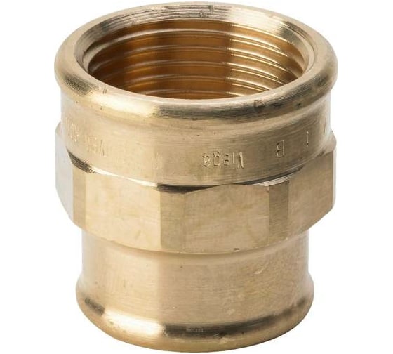 Муфта Viega ВВ, 3/4", 1/2", бронза RX, переходная 268862