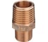 Ниппель Viega НН, 1 3/4", 1 1/2", бронза, редукционный 441371 1