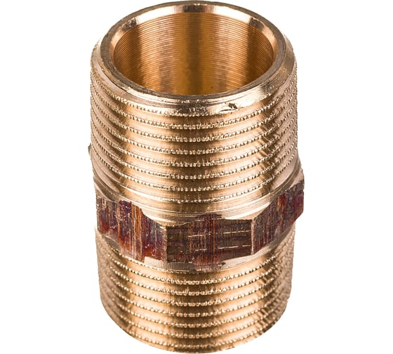 Ниппель Viega НН, 3/4", бронза, равнопроходной 266615