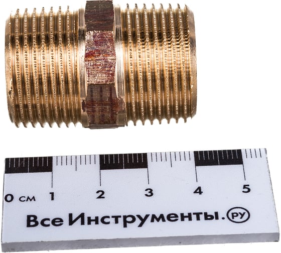 Ниппель Viega НН, 3/4", бронза, равнопроходной 266615