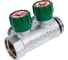 Коллектор Hoobs латунный хром 1" x 3/4" (евроконус) - 2 вых. 03104H 3