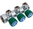Коллектор Hoobs латунный хром 1" x 3/4" (евроконус) - 3 вых. 03105H 3