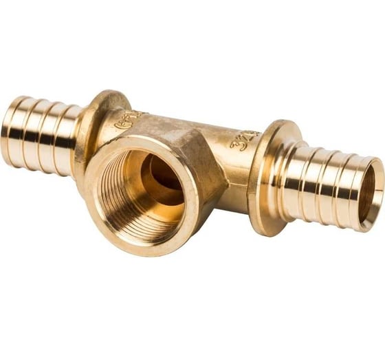 Тройник прямой переходной с внутренней резьбой Hoobs 20x2.8-G3/4"-20x2.8, 10 шт HB-PEXTG-203420