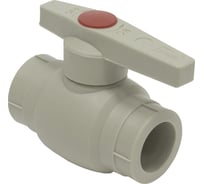 Кран шаровой TEBO PPR, 32 мм, серый 031060103