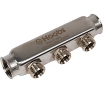 Коллектор Hoobs нержавеющая сталь, без регулировки, 1"х3/4"-3 вых. HB-INCGO-111503