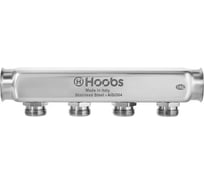 Коллектор Hoobs нержавеющая сталь, без регулировки, 1"х3/4"-6 выходов HB-INCGO-111506