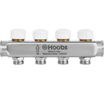 Коллектор Hoobs нержавеющая сталь, термостатическими клапанами, 1"х3/4"-8 выходов HB-INCTO-711508