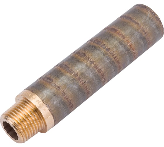 Удлинитель Viega, НВ, 1/2"х100 мм бронза 357245