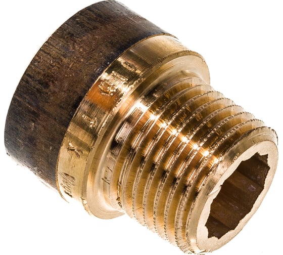 Удлинитель Viega, НВ, 1/2"х15 мм бронза 651121