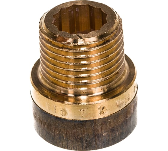 Удлинитель Viega, НВ, 1/2"х15 мм бронза 651121