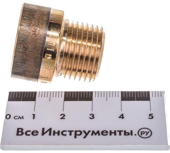 Удлинитель Viega, НВ, 1/2"х15 мм бронза 651121