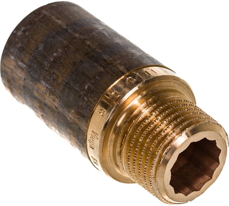 Удлинитель Viega НВ 1/2"х40 мм, цвет бронза 355005