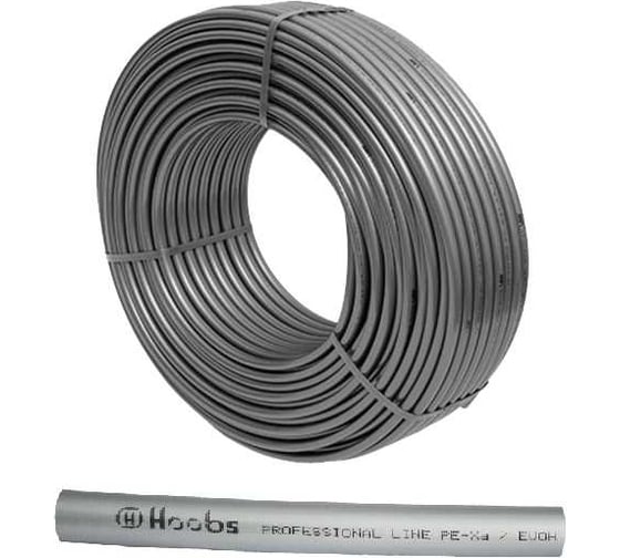Труба из сшитого полиэтилена HoobsPEXa/EVOH 16x2.2, бухта 120 м HB-PEXEV-1622120-P 1