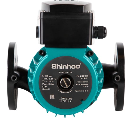 Насос циркуляционный Shinhoo BASIC 65-8SF 380V /24/ 71222006