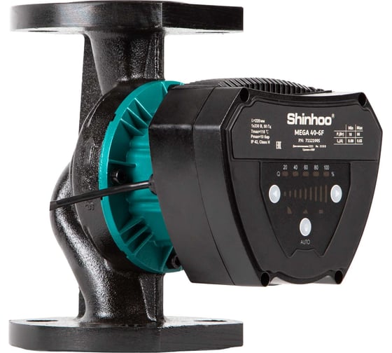 Насос циркуляционный MEGA 40-6F 230V SHINHOO 71121005